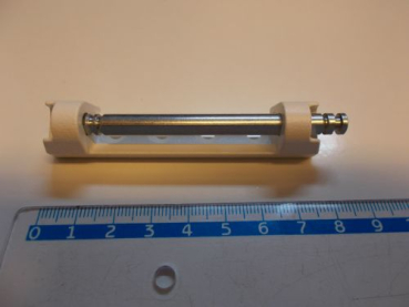 Preview: Scherenlager PVC mit 3 mm Positionszapfen, 100 kg, RAL 9016 verkehrsweiß-S, Maco